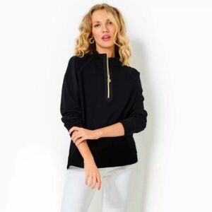 Lilly Pulitzer Black Ashlee Pullover- NWOT